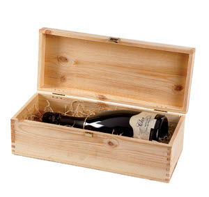 Porta vino in legno Custodia regalo per bottiglie di decoupage Craft in legno di pino